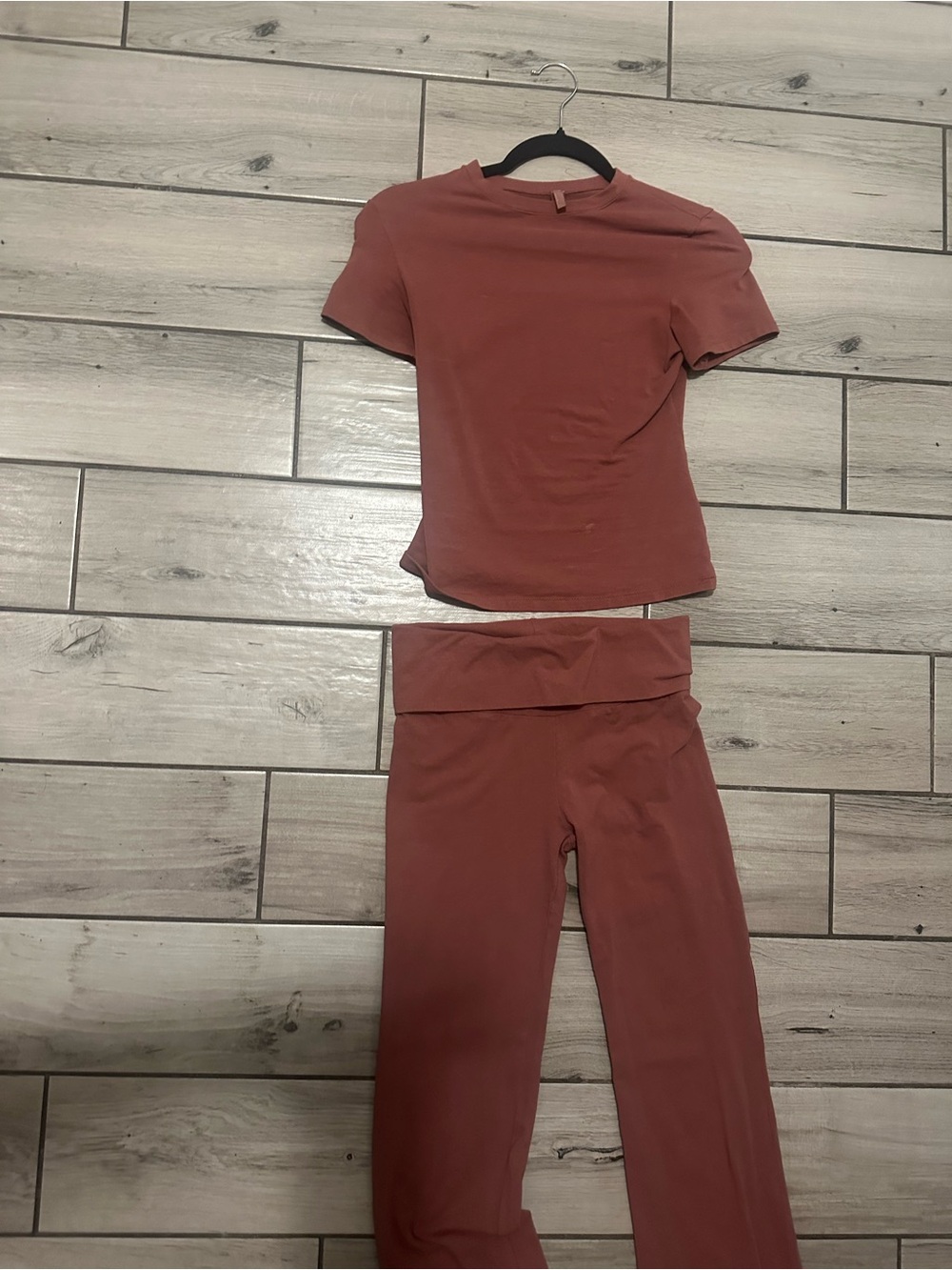 Skims cotton jersey set